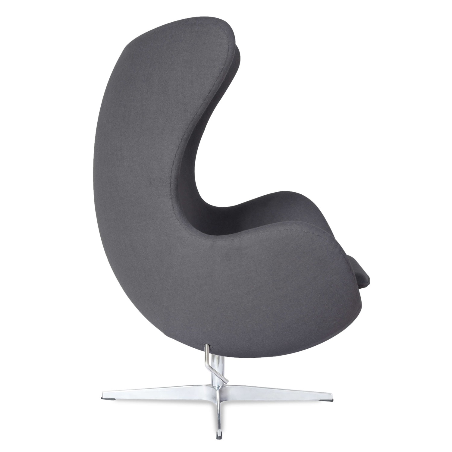 Egg Chair replica in cashmere del designer Arne Jacobsen