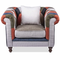 Furmod Sofa Chesterfield Patchwork 1 Plaza