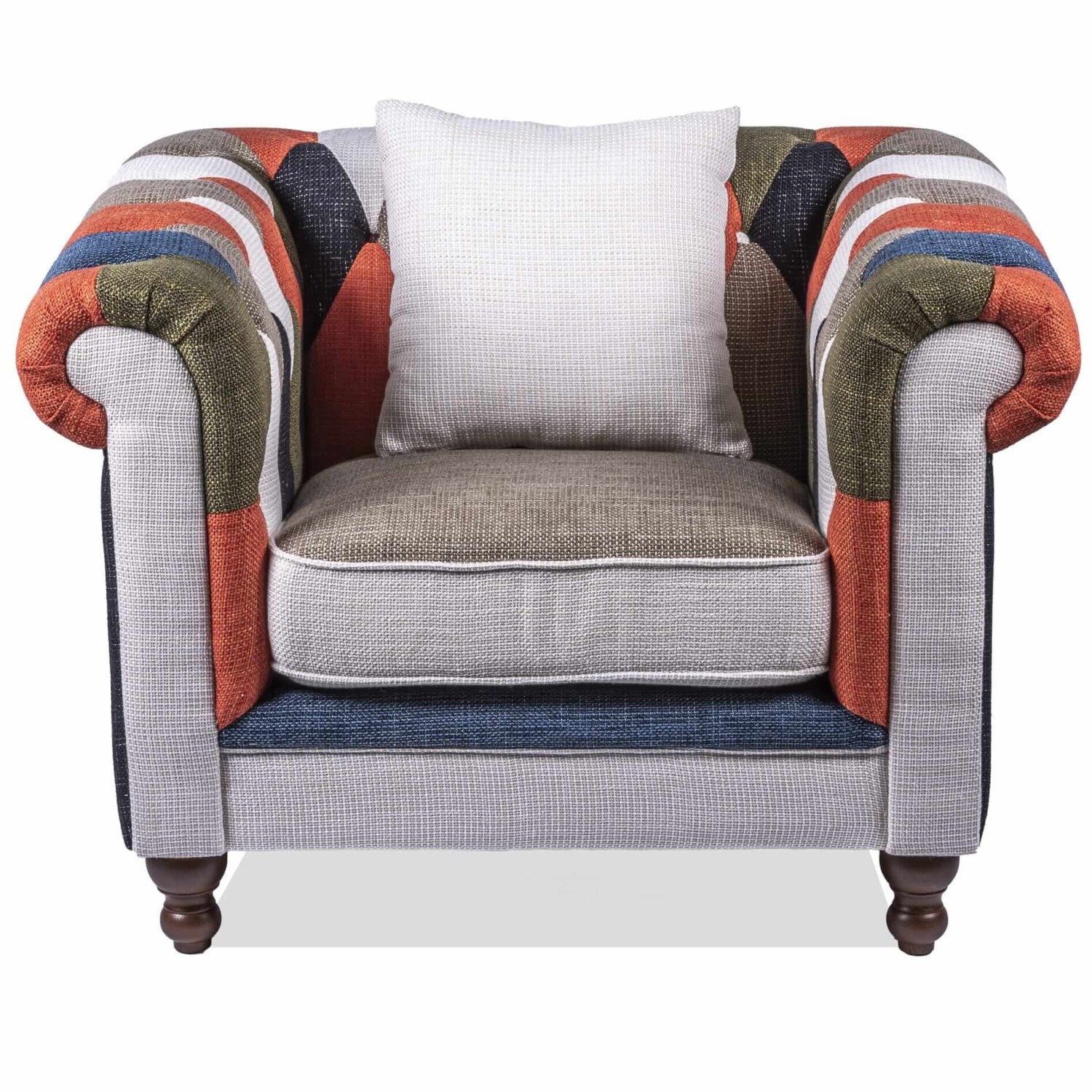 Furmod Sofa Chesterfield Patchwork 1 Plaza