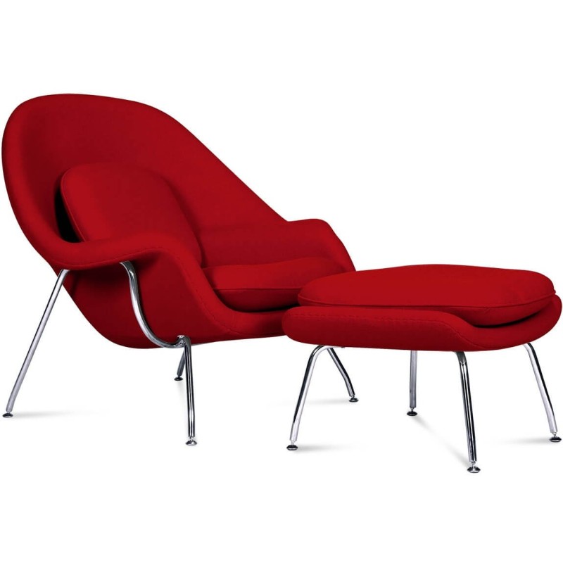 Réplica del sillón Womb Chair del diseñador Eero Saarinen