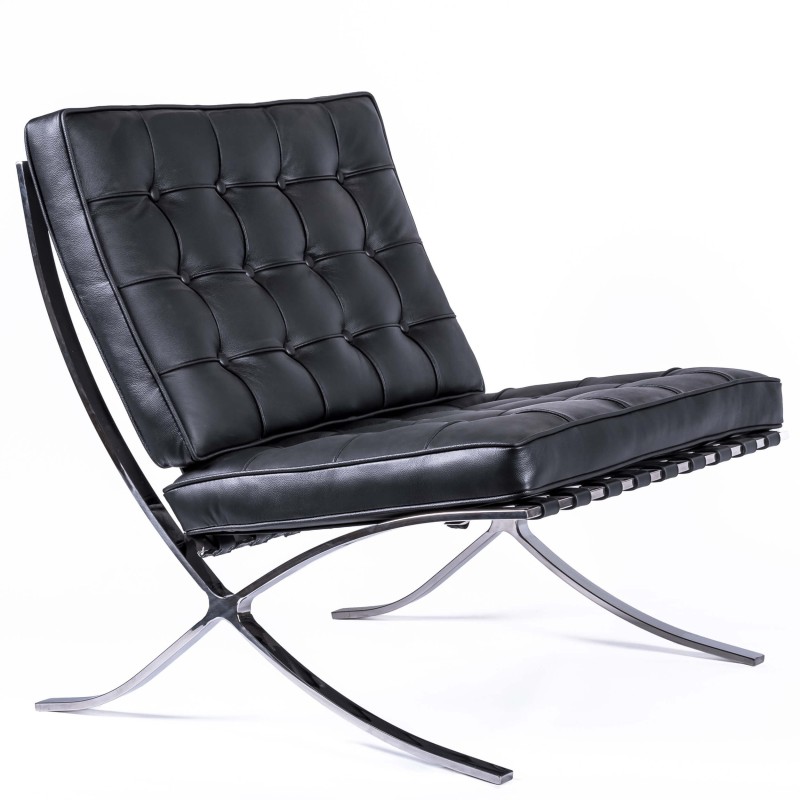Cadeira Berlin Chair HQ em couro granulado italiano