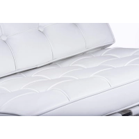 Réplique de chaise Barcelona Premium en cuir italien