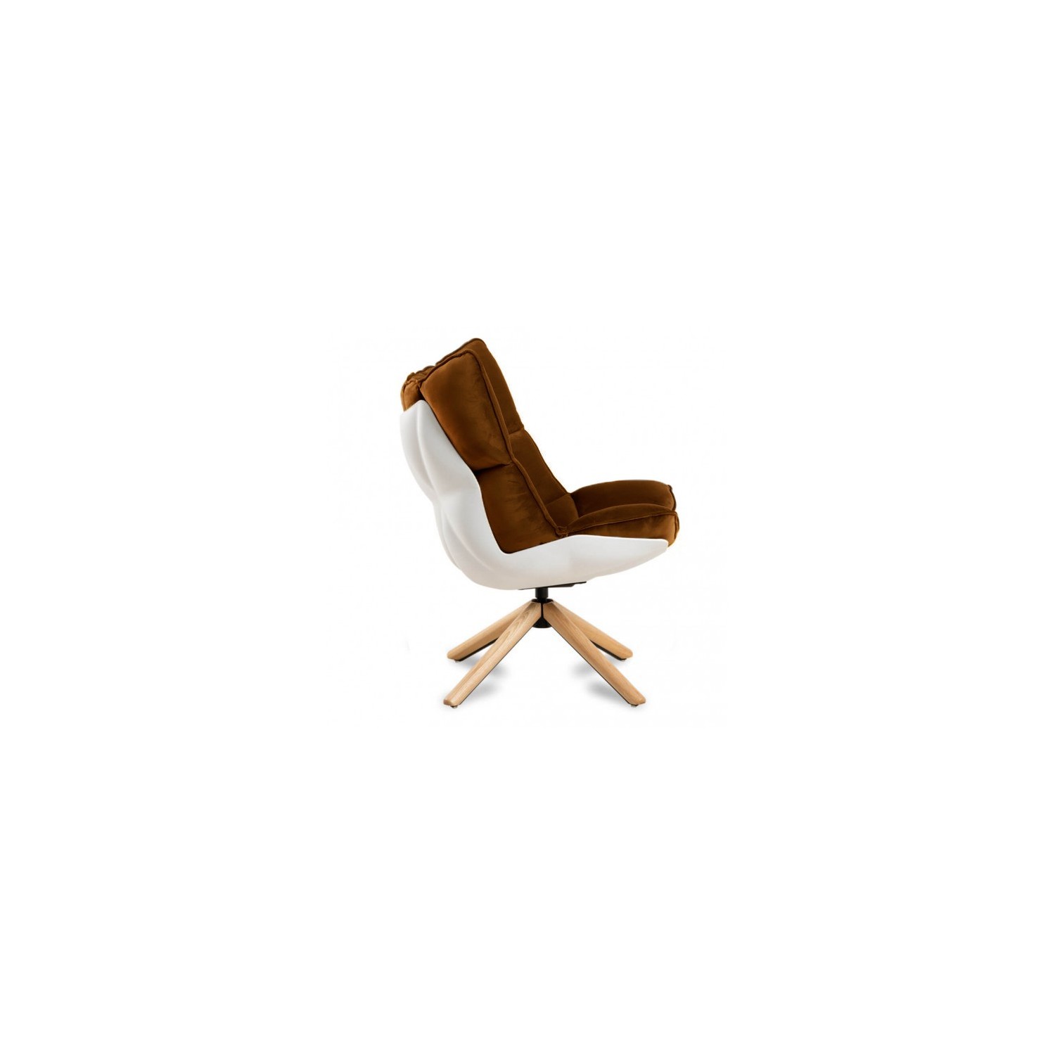 Replika av Design fåtölj Husk Armchair med fotstöd av den magnifika designern Patricia Urquiola