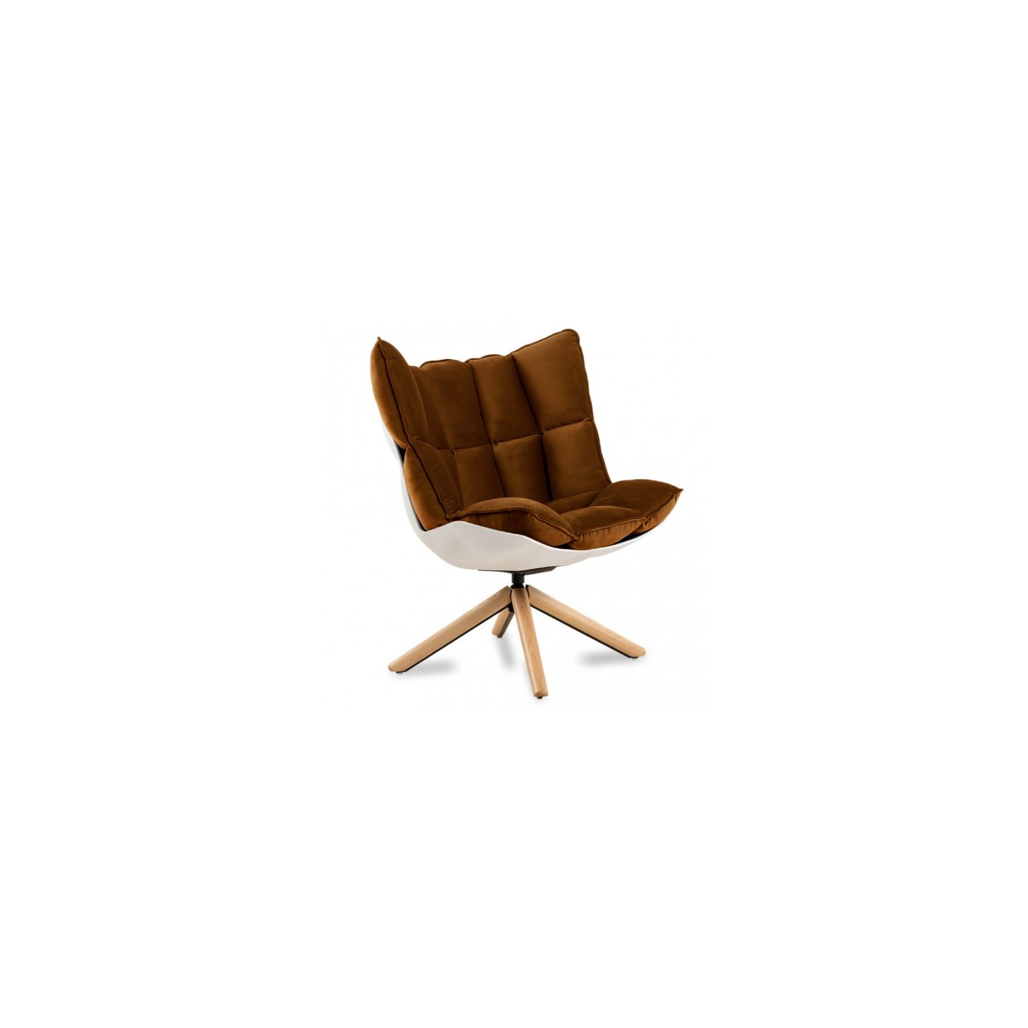 Réplica da poltrona Design Poltrona Husk com apoio para os pés da magnífica designer Patricia Urquiola