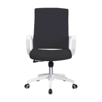 Chaise de bureau à dossier bas Mesh Ergo en maille de fibres