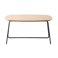 Tavolino Quadrato 80x80cm in Legno di Quercia