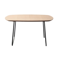 Vierkante salontafel 80x80cm in eikenhout