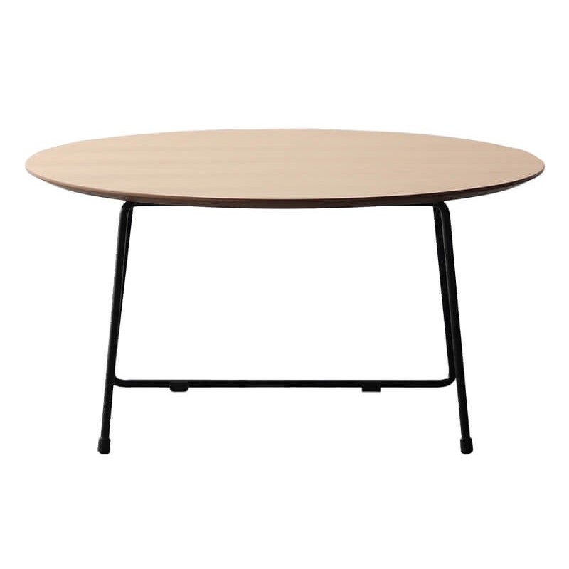 Mesa de Centro Redonda 80cm en Madera de Roble