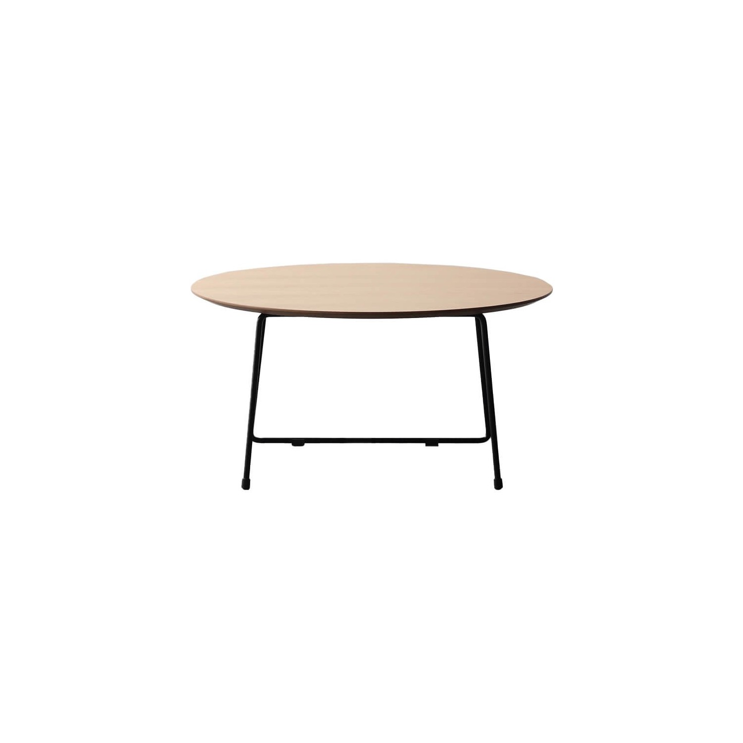 Runder Couchtisch 80 cm aus Eichenholz