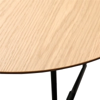 Ronde salontafel 80 cm in eikenhout