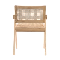 Replica Chandigarh Stuhl mit Armlehnen von Designer Pierre Jeanneret 