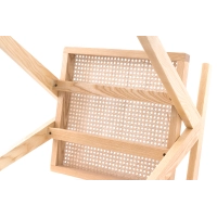 Réplica da cadeira Chandigarh com braços do designer Pierre Jeanneret 