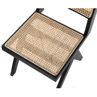 Réplique de la chaise Chandigarh du designer Pierre Jeanneret 