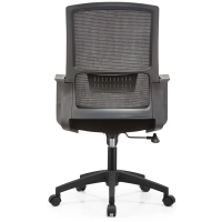 Bürostuhl mit schwarzen Armlehnen