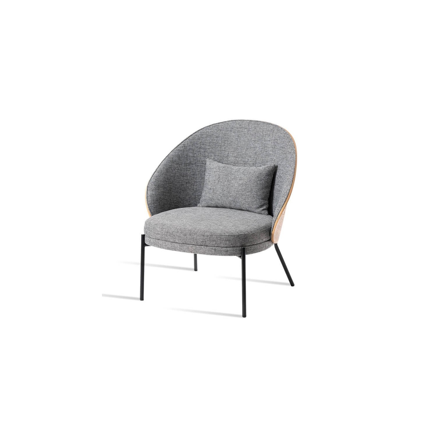 Fauteuil Nordic Earth avec coussin en coton