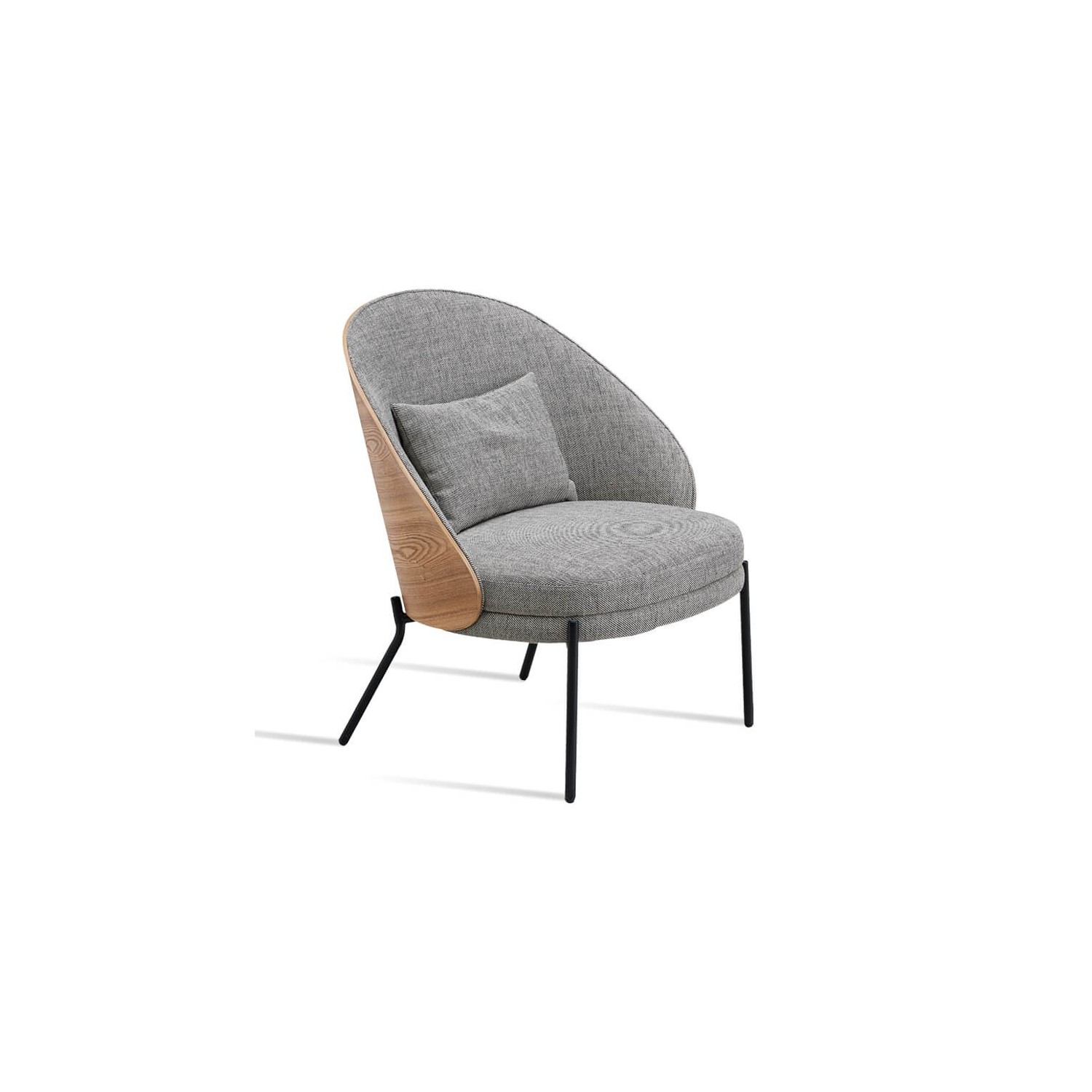 Fauteuil Nordic Earth avec coussin en coton