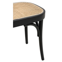 Banco Oldhouse vintage em vime natural