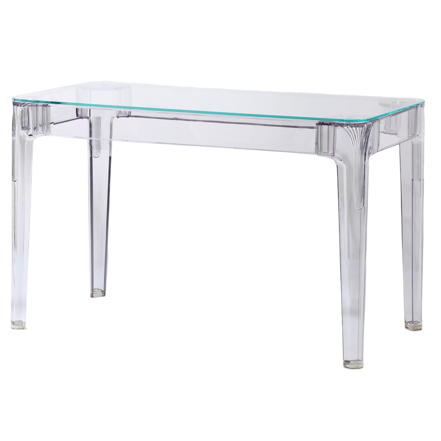 Zapakuj stół Ghost 120 cm i 4 krzesła Felipe Ghost