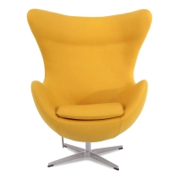Replica Egg Chair em Cashmere da designer Arne Jacobsen