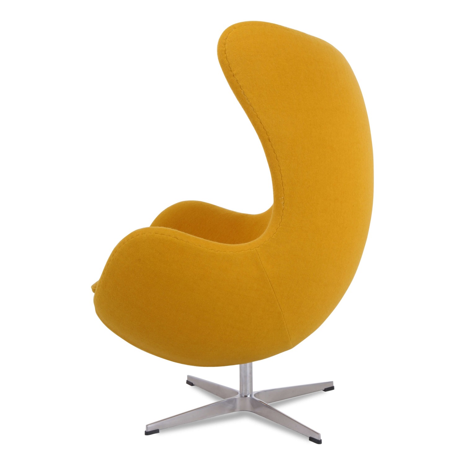 Egg Chair replica in cashmere del designer Arne Jacobsen