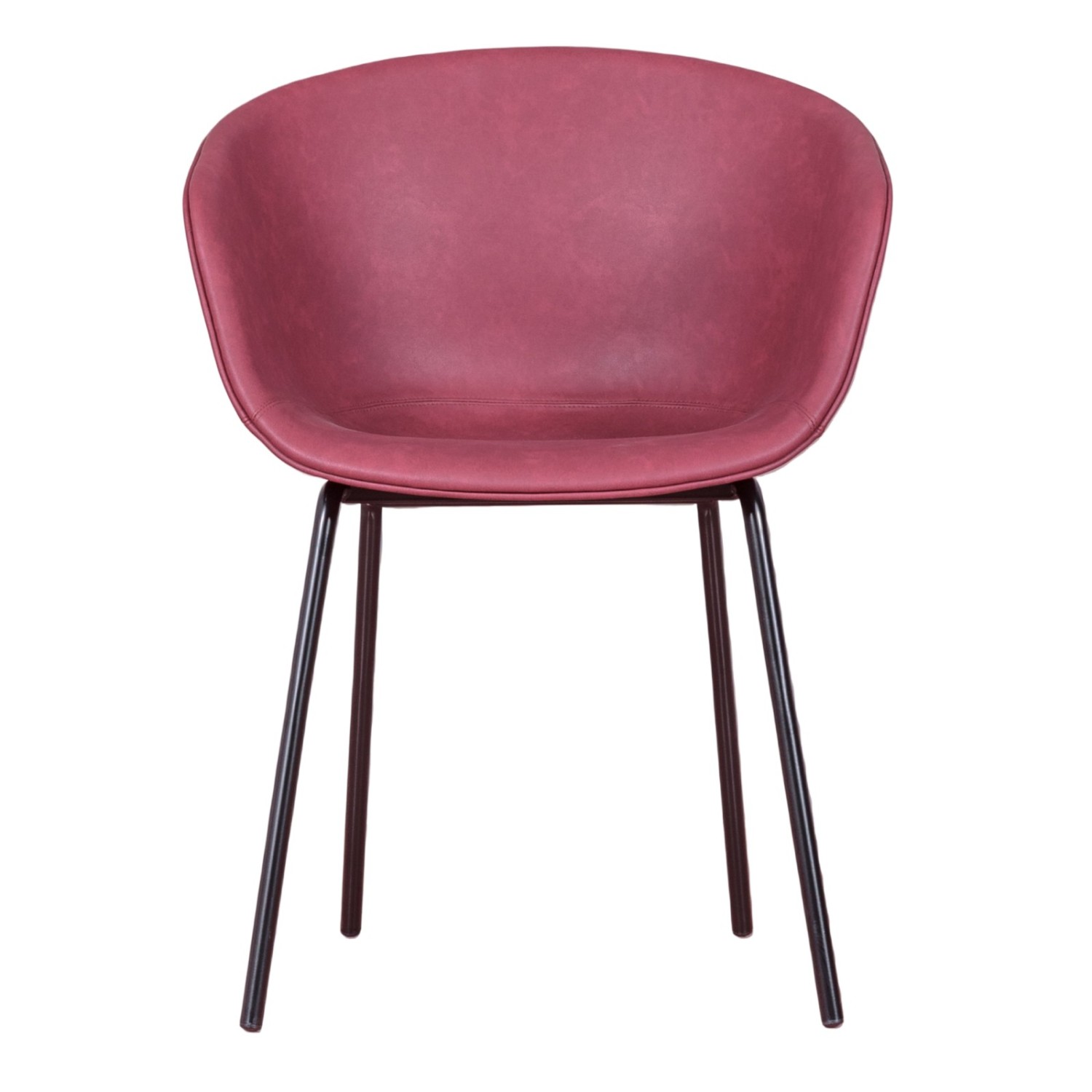 Chaise rembourrée Denver en simili cuir