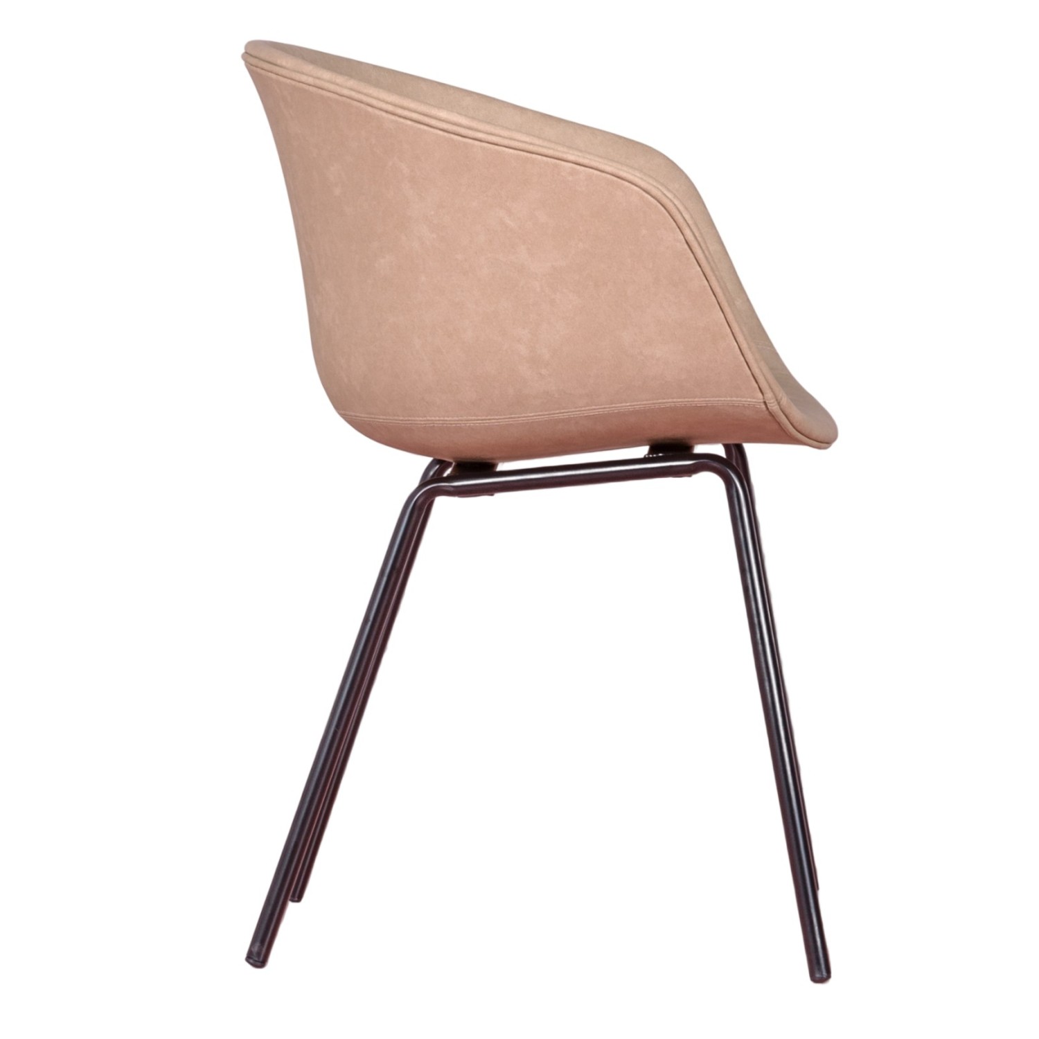 Chaise rembourrée Denver en simili cuir