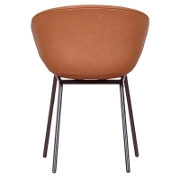 Chaise rembourrée Denver en simili cuir