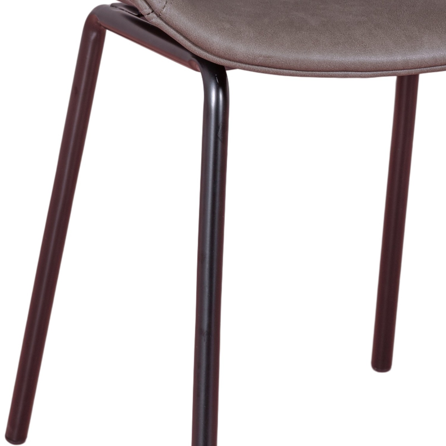 Chaise rembourrée Denver en simili cuir
