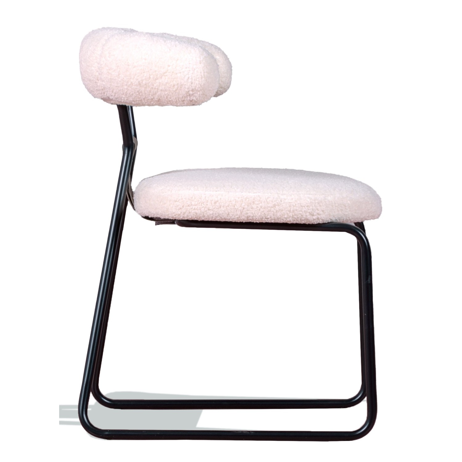 Designová židle Oxford čalouněná bouclé
