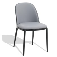 Silla Cottage en madera de nogal y asiento de polipiel