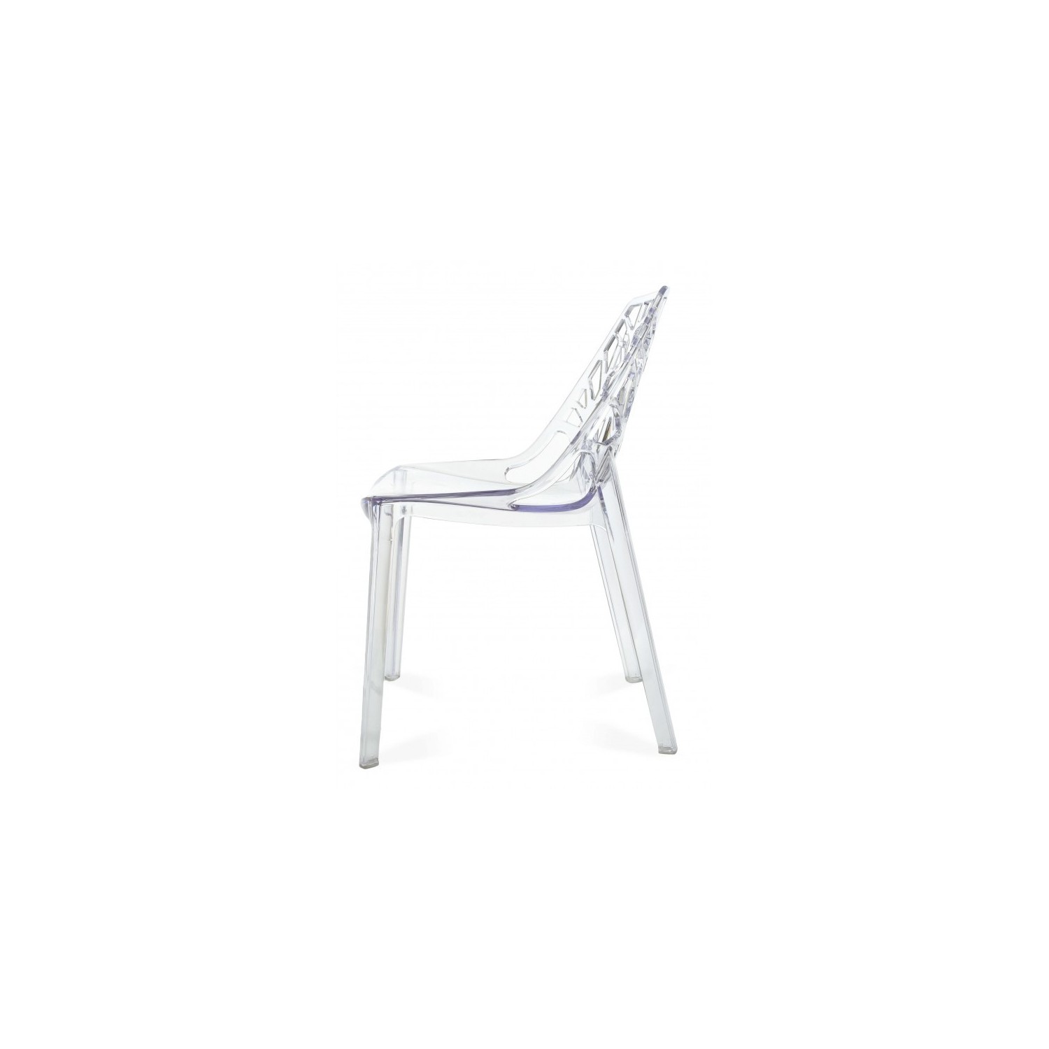 PACK 4 SILLAS VEGTAL TRANSPARENTES