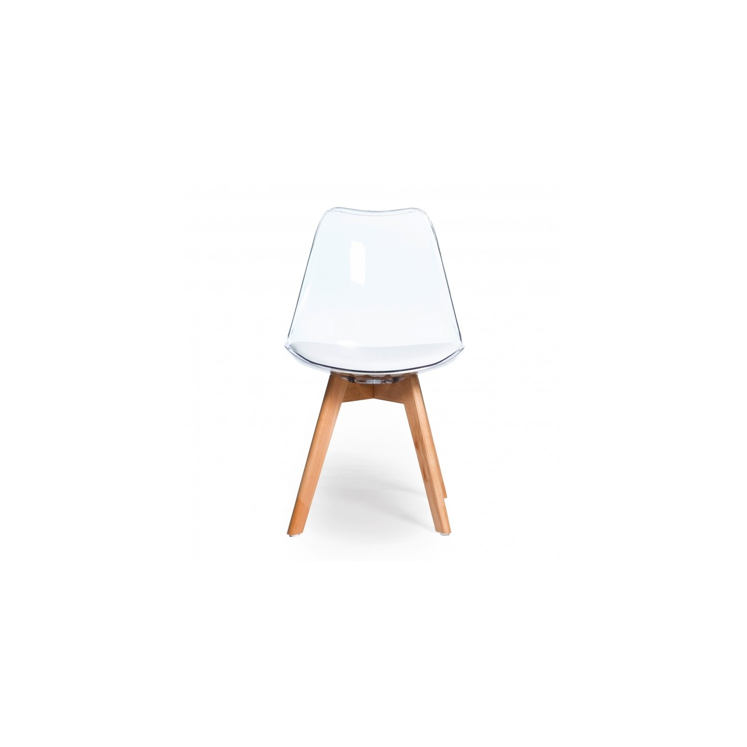 PAKET 4 TRANSPARENTE VERONA-STÜHLE